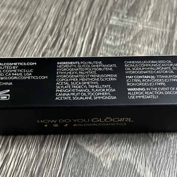 GloGirl Cosmetics Lip Oil Literally Shade Plumping Vegan  Full Size 7ml NEW‎ - Picture 6 of 6